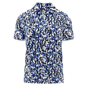 Polo de golf de qualité supérieure Tissu à séchage rapide Motif d'impression personnalisé Chemises polo pour hommes Coupe régulière Vêtements de golf Grossiste - Product Image 5