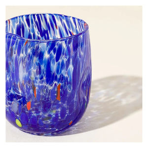 Ensemble de verres à vin en verre de Murano de qualité supérieure, verrerie colorée artisanale pour les repas et les occasions spéciales - Product Image 3