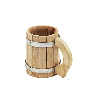 Wood Mug Large Capacity Cartoon Mug Coffee Water Beer Mug for customized size cheap price with sale