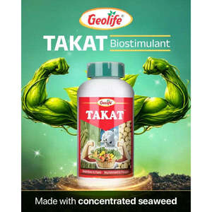 GEOLIFE TAKAT Bio/Organic Biostimulant liquide avec extraits d'algues et nanotechnologie en emballage plastique - Product Image 2