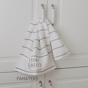 Haute qualité meilleur prix tissu turc en coton broderie personnalisée serviettes de cuisine 2 pièces ensemble essuie-mains torchons - Product Image 2