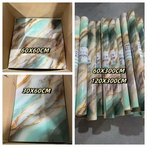 Rotolo di Adesivi <span class=keywords><strong>Murali</strong></span> in PVC Effetto Marmo, Impermeabili e Rimovibili, <span class=keywords><strong>per</strong></span> Decorazione Interna del Soggiorno - Product Image 6