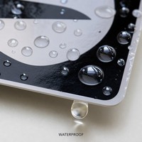Autocollants personnalisés en vinyle pour étiquettes cadeaux, imperméables, brillants, rectangulaires, avec nœud en ruban pour emballage cadeau