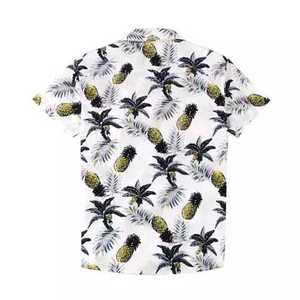 Nouveau T-shirt de plage imprimé pour homme 2026, motif personnalisé, 100 % coton, col camp, T-shirt de plage tendance - Product Image 2