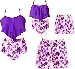 ชุดชายหาดสำหรับครอบครัว,ชุดบิกินี่และชุดว่ายน้ำชุดบิกินี่ชุดสำหรับครอบครัวปรับแต่งได้ผลิตเอง - Product Image 3