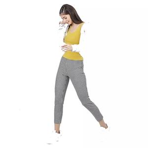 Haute qualité dames maillots culture lâche débardeurs taux de gros nouveau bloc de couleur tricoté débardeur pour les femmes - Product Image 2