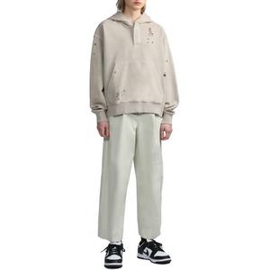 Hoodie d'hiver surdimensionné vintage en molleton 100 % coton, personnalisable, de haute qualité, effet délavé à l'acide, pour homme, directement du fabricant - Product Image 6