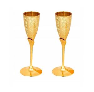 Vente en gros de vase en or de luxe électrolytique Décoration intérieure Vase à fleur nordique d'ornement de table en or pour le salon - Product Image 5