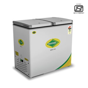 Venta caliente D525H224 Congelador comercial Calidad Premium Puertas dobles de eficiencia energética profesional Capacidad de 505L Hecho India - Product Image 3