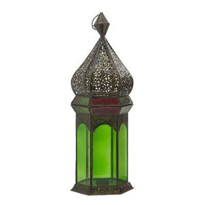 Newest Design Metal & Glass Moroccan Hanging Lantern Vintage Style for Home and Christmas Decoration <b>Gold</b> <b>Candle</b> Lantern - Product Image 5