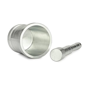 Mortier et pilon en aluminium de haute qualité fait à la main Offre Spéciale pilulier brillant poli herbe et épices outils - Product Image 6