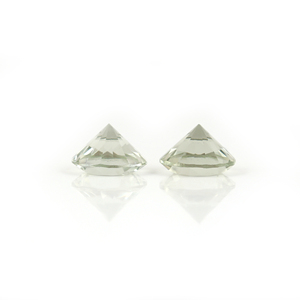 Tablero de verificación de amatista verde natural, piedra redonda cortada con diamante de 12MM para hacer joyas, piedras preciosas sueltas - Product Image 3