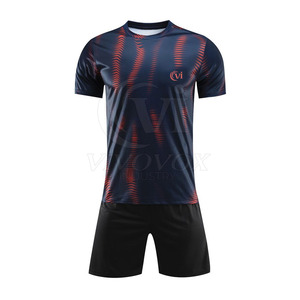 Uniformes de fútbol de ropa juvenil Uniforme de fútbol de diseño de sublimación de secado rápido para servicio OEM personalizado - Product Image 1