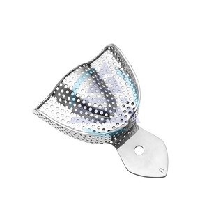 ถาดใส่ฟันปลอมสเตนเลสด้านบนมีรูพรุน | เครื่องมือทันตกรรมสำหรับจัดฟัน - Product Image 1