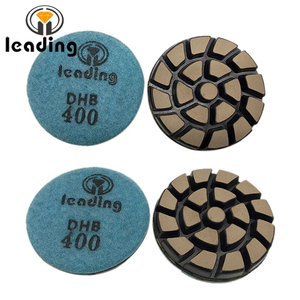 Disque de polissage hybride en cuivre, segmenté en spirale, 76x10mm, pour utilisation humide et sèche, pour sols en béton et terrazzo - Product Image 6