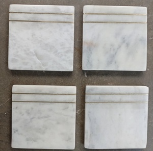 Sous-verres décoratifs en laiton marbré incrusté de 4 sous-verres de Noël populaires pour la maison, l'hôtel et le restaurant au prix d'usine - Product Image 6