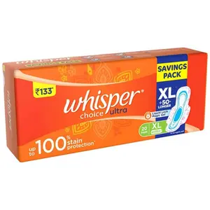 Ultra Soft Sanitary Napkins whisper ultra clean