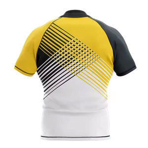 Maillots de rugby personnalisés de haute qualité, sublimation personnalisée, unisexe, grande taille, respirant, coupe-vent, évacuation de l'humidité, vêtements de sport personnalisés - Product Image 5