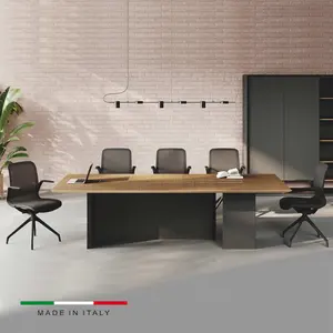 थोक विभिन्न आकारों में बैठक की मेज इतालवी डिजाइन कार्यकारी कार्यालय के लिए बैठक डेस्क