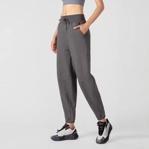 Pantalon de survêtement en pur coton taille haute pour femme sarouel original ample décontracté Fitness grande taille hiver - Product Image 1