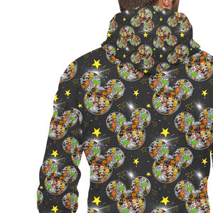 เสื้อฮู้ดพิมพ์ลายซับลิเมชันของผู้ชายเสื้อมีฮู้ดผู้ชายสำหรับฤดูใบไม้ร่วงฤดูหนาวไซส์ใหญ่พิเศษ - Product Image 5