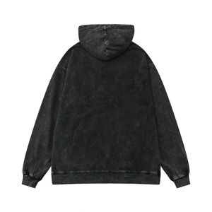 Sweat à capuche pour homme personnalisé à double couche 100% coton 350Gsm Hiver lourd en polaire coupe-vent respirant écologique - Product Image 2