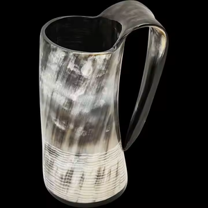 Taza de cuerno de búfalo de alta calidad para beber tazas de cuerno de buey y vaca naturales, taza de bar y cerveza y vino en Vary Cheap by Crescent Crafts - Product Image 1