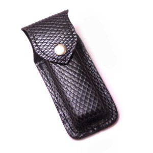 Fourreau en cuir de peau de serpent pour couteaux pliants, produit OEM d'usine tendance 2021 - Product Image 6