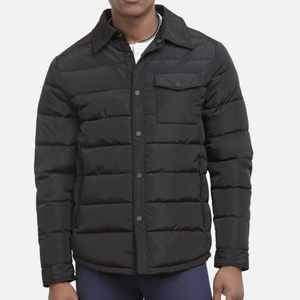 Men's Windproof Waterproof Winter <b>Jacket</b> <b>Quilted</b> Padding Breathable Knitted Fabric Plus Size Zipper Fashionable Outerwear - Product Image 6