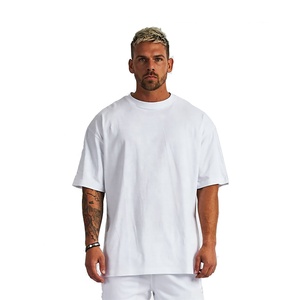 Vente en gros Nouveau 2025 Design 100% Coton T-shirt graphique lourd pour hommes Noir Vêtements pour hommes avec T-Shirt à manches courtes - Product Image 4