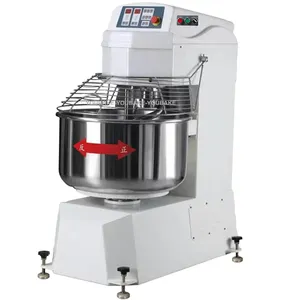 Mixer Spiral mewah Panel kontrol mikro 15KG, Mixer adonan vertikal untuk pabrik sereal tepung nasi