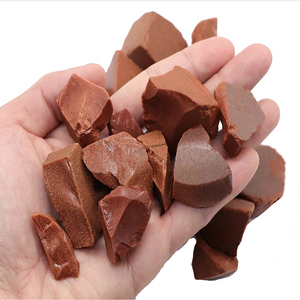 Pierre rouge Goldstone Cristal de guérison reiki naturel brut Grossiste en cristal pierres précieuses brutes non polies Crystal Reiki Agate - Product Image 3