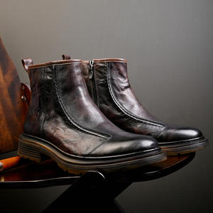 Chaussures décontractées légères avec semelle absorbant la transpiration et structure flexible, chaussures de tous les jours pour hommes, chaussures en cuir - Product Image 1