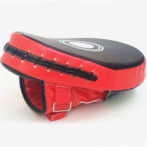 Mitaines de mise au point de boxe OEM personnalisées MMA Arts martiaux Tapis de mise au point de boxe Mitaines incurvées Coussinets de mise au point de boxe en cuir durable - Product Image 1