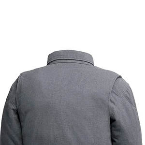 Nouveautés Vestes en jean au design élégant pour hommes Vestes en jean multi-poches à manches longues de couleur unie pour adultes - Product Image 3