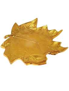 VISHAL HANDICRAFT - Bandejas Metálicas Modernas de Diseño, Platos para Servir de Forma Irregular, Decoración Ecológica y Duradera - Product Image 3