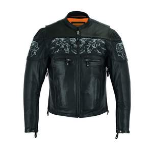 Veste de crâne réfléchissante Naked Premium pour homme - Product Image 1