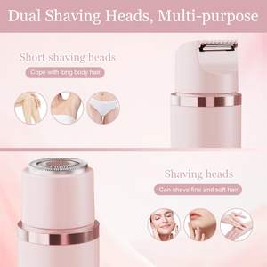 Depiladora y Afeitadora Eléctrica 2 en 1 para Mujer, Recortadora de Bikini Húmeda/Seca para Piernas y Rostro, Resistente al Agua IPX7 para Uso Corporal en Zonas Íntimas - Product Image 5