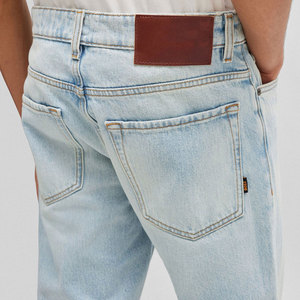 Pantalones de hombre al por mayor con MOQ bajo, diseño personalizado, pantalones vaqueros lavados de última moda para venta en línea - Product Image 4