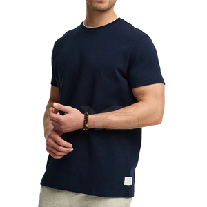 T-shirt respirant décontracté pour hommes 100% coton avec option multicolore - Product Image 3