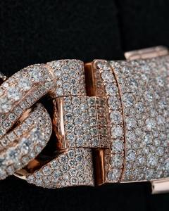 Collier chaîne cubaine en moissanite glacée de luxe, bijoux hip-hop, plaqué rhodium, orthodoxe, 44 carats, cadeau de fête - Product Image 5