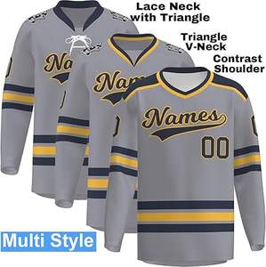 เครื่องแบบฮ็อกกี้น้ำแข็งสำหรับผู้ใหญ่ขนาดใหญ่ออกแบบโลโก้ได้ตามต้องการ - Product Image 2