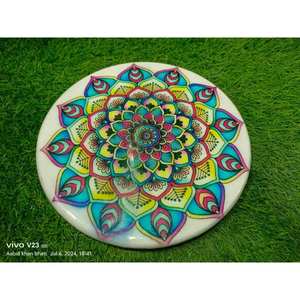 Muebles de lujo modernos con mesa de mármol y panel de pared Artesanía de piedra semipreciosa de estilo único El mejor precio disponible aquí - Product Image 1