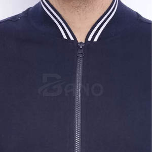 2024 chaqueta acolchada de bombardero de diseño personalizado más vendida para hombre, cuello levantado de tela de alta calidad para invierno al mejor precio - Product Image 4