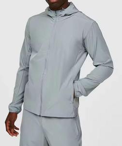 Veste coupe-vent à capuche unisexe grande taille pour l'hiver, prix bas, réversible, légère, respirante, en polyester/coton uni - Product Image 5