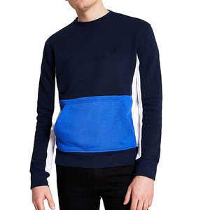 High Quality Men's <b>Plain</b> <b>Sweatshirt</b> with Customized Logo Polyester/Cotton Sportswear Front Logo Winter Solid Pattern OEM Service - Product Image 6