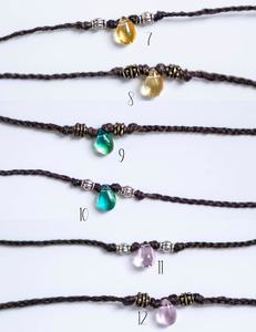 สร้อยคอสำหรับผู้หญิงและผู้หญิงพร้อมสายหนัง2มม. และเข็มกลัดหยกของขวัญวันเกิดและวันครบรอบ - Product Image 5