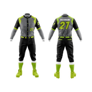 ODM OEM de alta calidad personalizado uniforme de béisbol patrón 3D sublimación Premium Jersey y pantalones 100% poliéster para hombres y jóvenes - Product Image 1