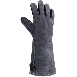 Gants de soudage de qualité supérieure pour la fabrication du métal Cuir ignifuge robuste avec couverture complète de l'avant-bras pour haute température - Product Image 5