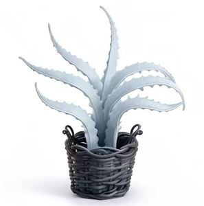 Elegant Home Decorative Metal Planter Circular <b>Shaped</b> Silver <b>Colour</b> Home & Garden Modern Luxury Design - Product Image 6